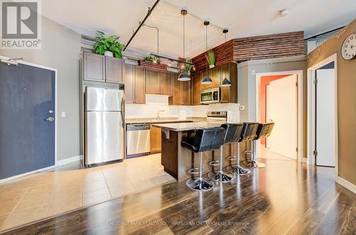 506 - 120 Mansion Street, Kitchener, ON - Indoor Photo Showing Kitchen With Stainless Steel Kitchen