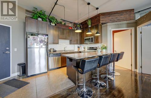 506 - 120 Mansion Street, Kitchener, ON - Indoor Photo Showing Kitchen With Stainless Steel Kitchen