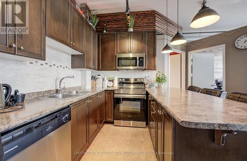 506 - 120 Mansion Street, Kitchener, ON - Indoor Photo Showing Kitchen With Stainless Steel Kitchen With Double Sink