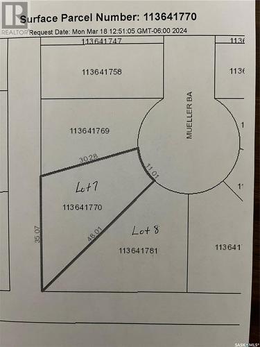 Lot 7 & 8 Mueller Bay, Annaheim, SK 