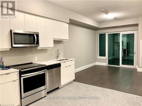 501 - 73 Arthur Street S, Guelph (Two Rivers), ON - Indoor Photo Showing Kitchen With Stainless Steel Kitchen With Double Sink