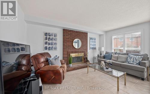 1086 Shoal Point Road S, Ajax, ON - Indoor Photo Showing Living Room With Fireplace