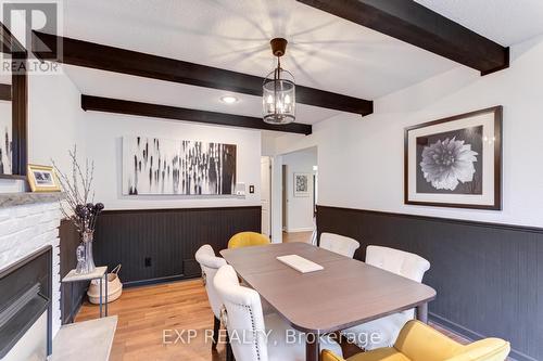 590 Stonebridge Lane, Pickering, ON - Indoor Photo Showing Dining Room With Fireplace