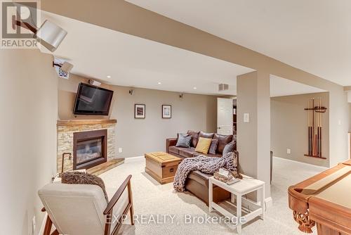 590 Stonebridge Lane, Pickering, ON - Indoor Photo Showing Living Room With Fireplace