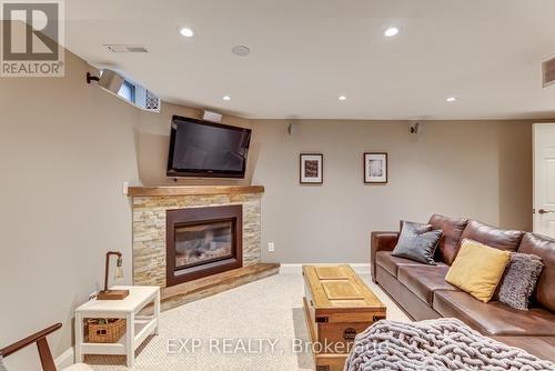 590 Stonebridge Lane, Pickering, ON - Indoor Photo Showing Living Room With Fireplace