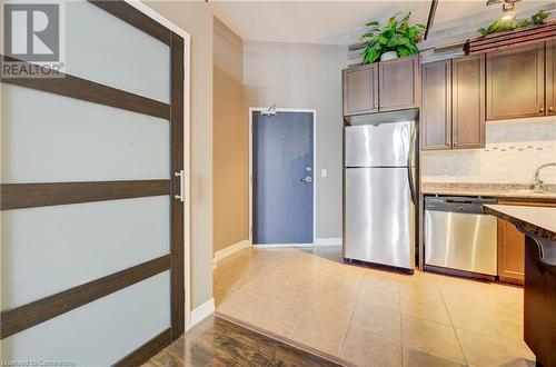 120 Mansion Street Unit# 506, Kitchener, ON - Indoor Photo Showing Kitchen With Stainless Steel Kitchen