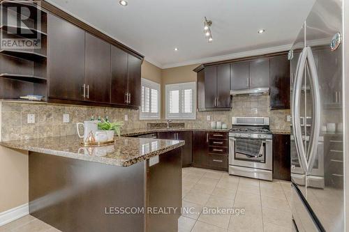 97 Royal West Drive, Brampton, ON - Indoor Photo Showing Kitchen With Upgraded Kitchen