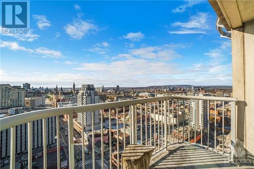 200 Rideau Street Unit#2503, Ottawa, ON - Outdoor With Balcony With View