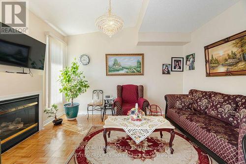 134 Southlake Boulevard, Brampton, ON - Indoor Photo Showing Living Room With Fireplace