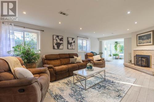 32 Audubon Street S, Hamilton, ON - Indoor Photo Showing Living Room With Fireplace