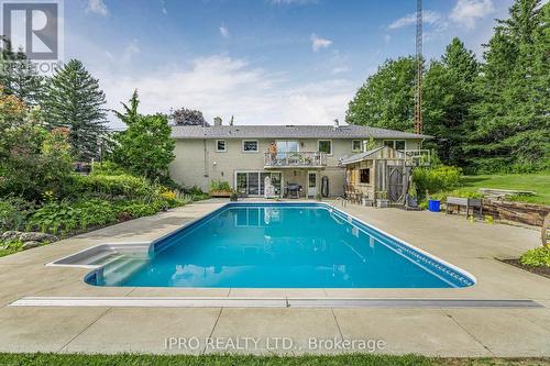 246044 County Rd 16 Road, Mono, ON - Outdoor With In Ground Pool With Backyard