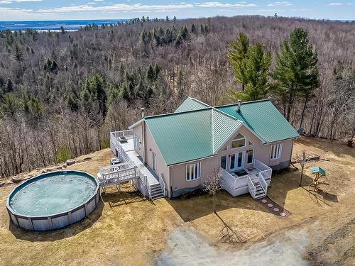 Frontage - 52 Ch. Du Lac-Charest, Grenville-Sur-La-Rouge, QC - Outdoor With Above Ground Pool With View