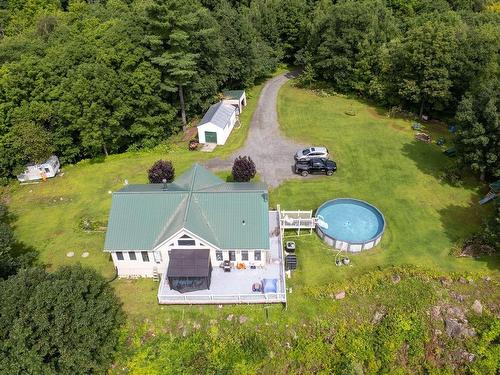 Overall view - 52 Ch. Du Lac-Charest, Grenville-Sur-La-Rouge, QC - Outdoor With Above Ground Pool With View