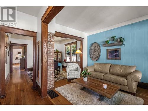 721 St Paul Street, Kamloops, BC - Indoor Photo Showing Living Room With Fireplace