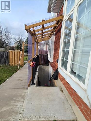 View of patio - 12 Peer Drive Unit# Basement, Guelph, ON - Outdoor With Exterior