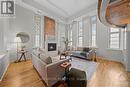 302 - 589 Rideau Street, Ottawa, ON  - Indoor Photo Showing Living Room With Fireplace 