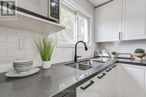 28 Navenby Crescent, Toronto, ON - Indoor Photo Showing Kitchen With Double Sink With Upgraded Kitchen