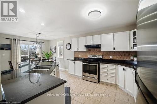 227 Mcnichol Drive, Cambridge, ON - Indoor Photo Showing Kitchen With Double Sink With Upgraded Kitchen