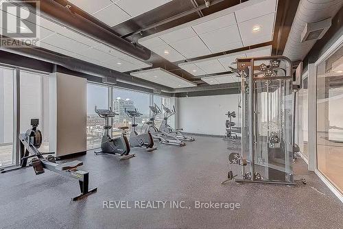 2208 - 60 Frederick Street, Kitchener, ON - Indoor Photo Showing Gym Room