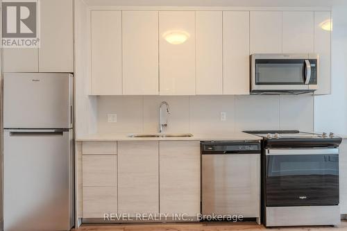 2208 - 60 Frederick Street, Kitchener, ON - Indoor Photo Showing Kitchen With Double Sink