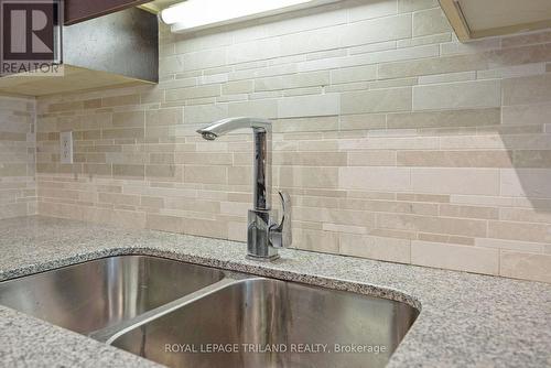 303 - 500 Talbot Street, London, ON - Indoor Photo Showing Kitchen With Double Sink