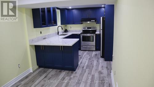 Basemnt - 25 Anticosti Drive, Toronto, ON - Indoor Photo Showing Kitchen