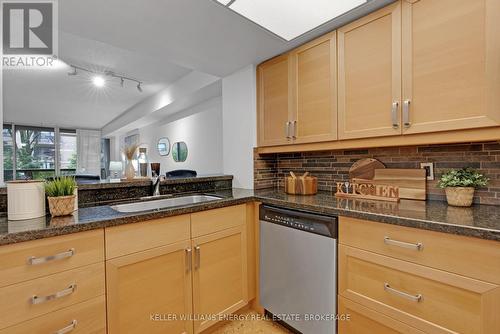 213 - 1200 Don Mills Road, Toronto (Banbury-Don Mills), ON - Indoor Photo Showing Kitchen With Double Sink