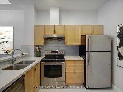 803-8 Wellesley St, Toronto, ON - Indoor Photo Showing Kitchen With Stainless Steel Kitchen With Double Sink