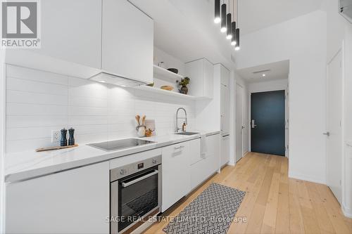 121 - 35 Wabash Avenue, Toronto, ON - Indoor Photo Showing Kitchen With Upgraded Kitchen