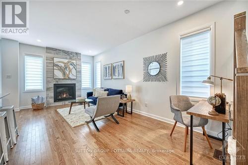 520 Branch Street, Ottawa, ON - Indoor Photo Showing Living Room With Fireplace