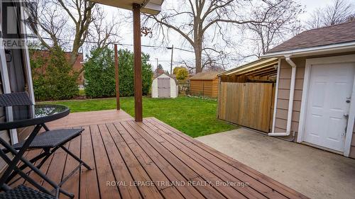 366 Edmonton Street, London, ON - Outdoor With Deck Patio Veranda With Exterior