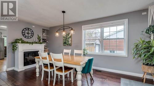 366 Edmonton Street, London, ON - Indoor Photo Showing Dining Room With Fireplace