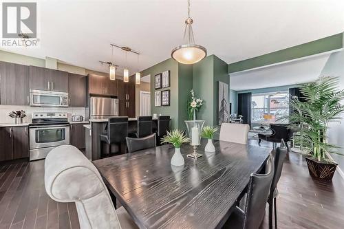 703, 10 Auburn Bay Avenue Se, Calgary, AB - Indoor Photo Showing Dining Room