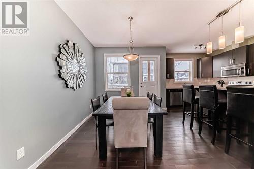 703, 10 Auburn Bay Avenue Se, Calgary, AB - Indoor Photo Showing Dining Room