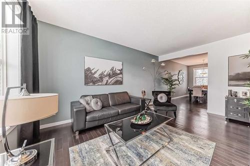 703, 10 Auburn Bay Avenue Se, Calgary, AB - Indoor Photo Showing Living Room