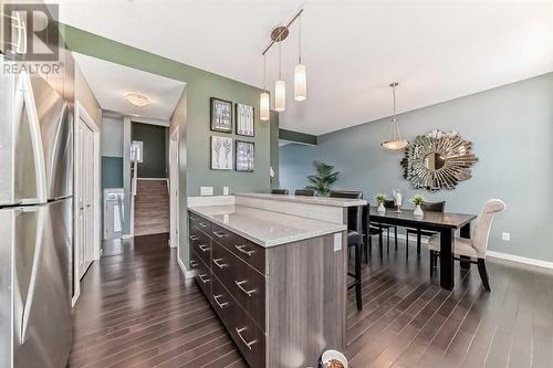 703, 10 Auburn Bay Avenue Se, Calgary, AB - Indoor Photo Showing Dining Room