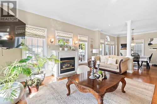 10 Sawyer Avenue, Whitby (Brooklin), ON - Indoor Photo Showing Living Room With Fireplace