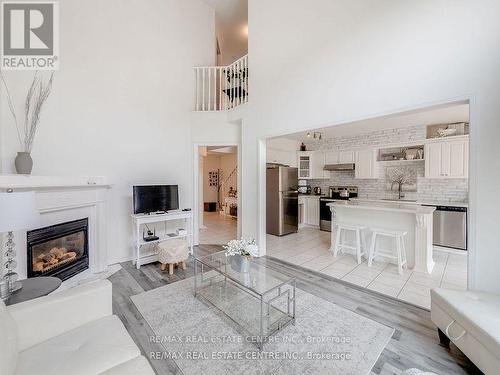 1306 Sandpiper Road, Oakville, ON - Indoor Photo Showing Living Room With Fireplace