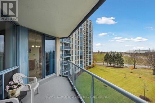 411 - 360 Watson Street W, Whitby (Port Whitby), ON - Outdoor With Balcony With View With Exterior