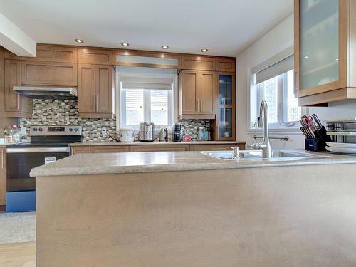 Kitchen - 1479 Rue Albert, Longueuil (Saint-Hubert), QC - Indoor Photo Showing Kitchen With Double Sink