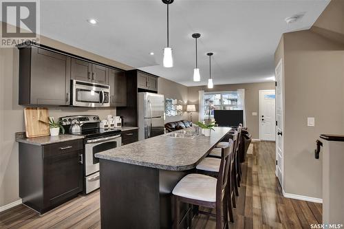 220 Langlois Way, Saskatoon, SK - Indoor Photo Showing Kitchen With Stainless Steel Kitchen