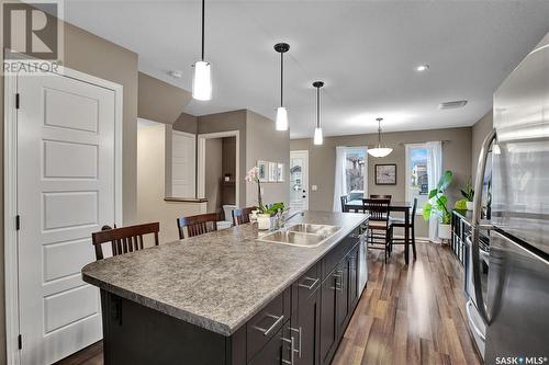 220 Langlois Way, Saskatoon, SK - Indoor Photo Showing Kitchen With Double Sink With Upgraded Kitchen