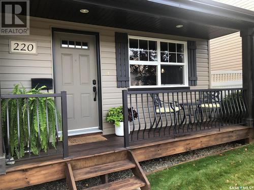 220 Langlois Way, Saskatoon, SK - Outdoor With Deck Patio Veranda With Exterior