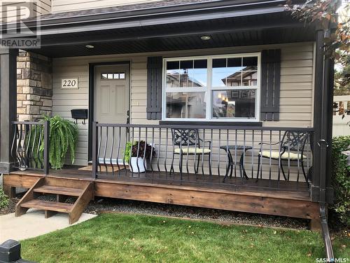 220 Langlois Way, Saskatoon, SK - Outdoor With Deck Patio Veranda