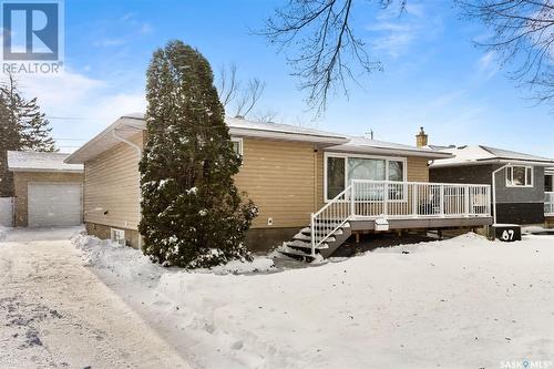 67 Mathieu Crescent, Regina, SK - Outdoor With Deck Patio Veranda