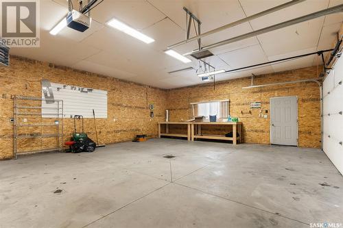 67 Mathieu Crescent, Regina, SK - Indoor Photo Showing Garage