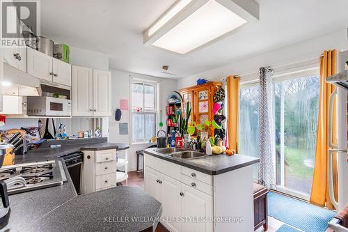 167 Broadway Street, North Middlesex (Parkhill), ON - Indoor Photo Showing Kitchen With Double Sink