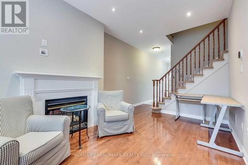 7 - 300 Ravineview Way S, Oakville, ON - Indoor Photo Showing Living Room With Fireplace