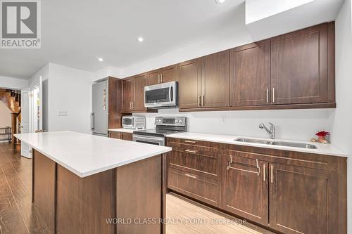 558 Alfred Hughes Avenue, Oakville, ON - Indoor Photo Showing Kitchen With Double Sink