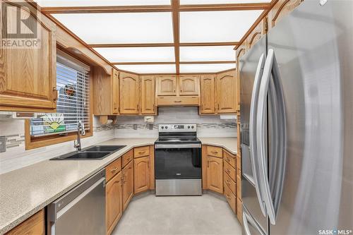 478 Anglin Court, Saskatoon, SK - Indoor Photo Showing Kitchen With Stainless Steel Kitchen With Double Sink